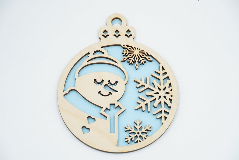 Christbaumschmuck "Schneemann" - RJC - Circle