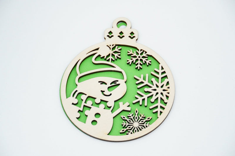 Christbaumschmuck "Schneemann" - RJC - Circle