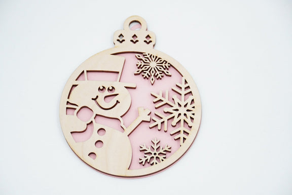 Christbaumschmuck "Schneemann" - RJC - Circle