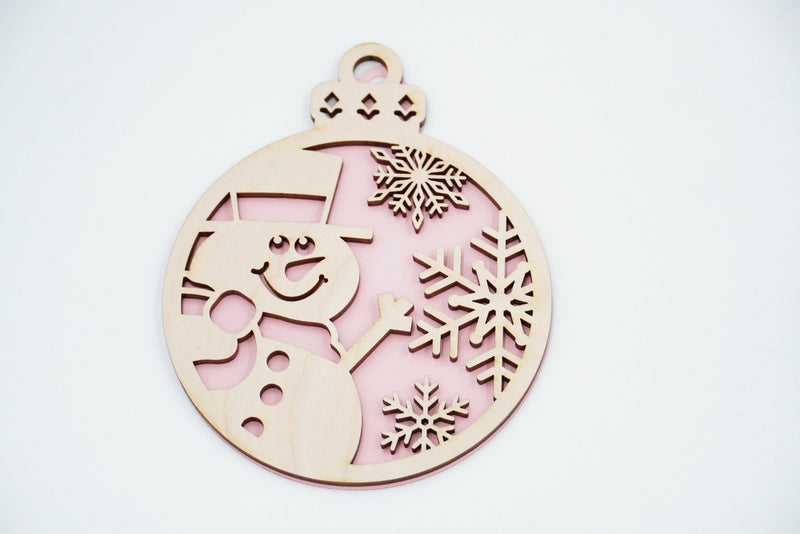 Christbaumschmuck "Schneemann" - RJC - Circle