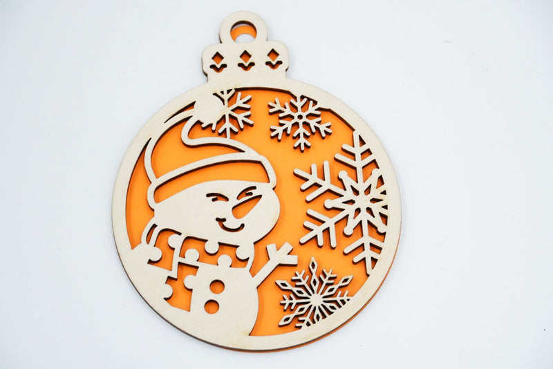 Christbaumschmuck "Schneemann" - RJC - Circle