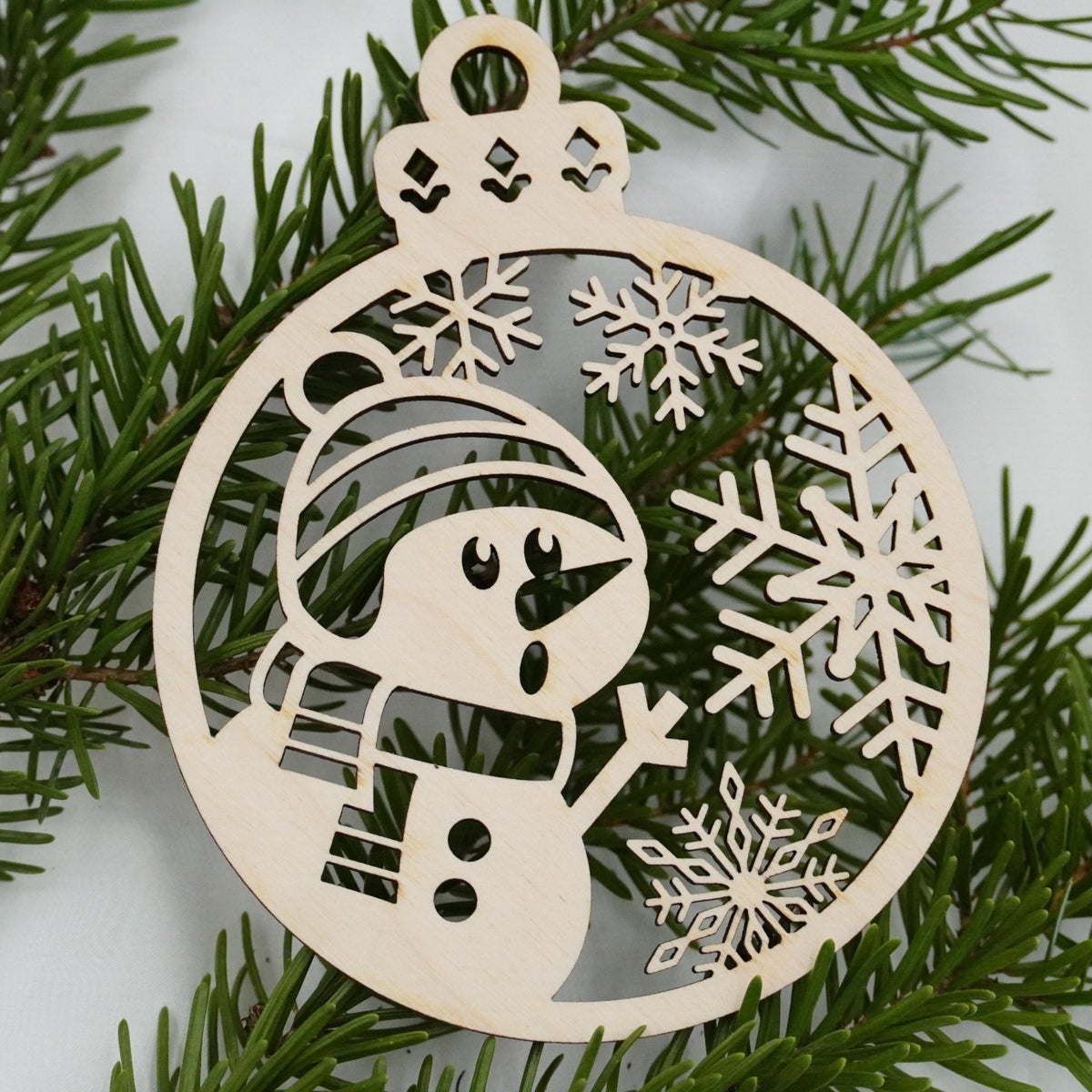 Christbaumschmuck "Schneemann" - RJC - Circle