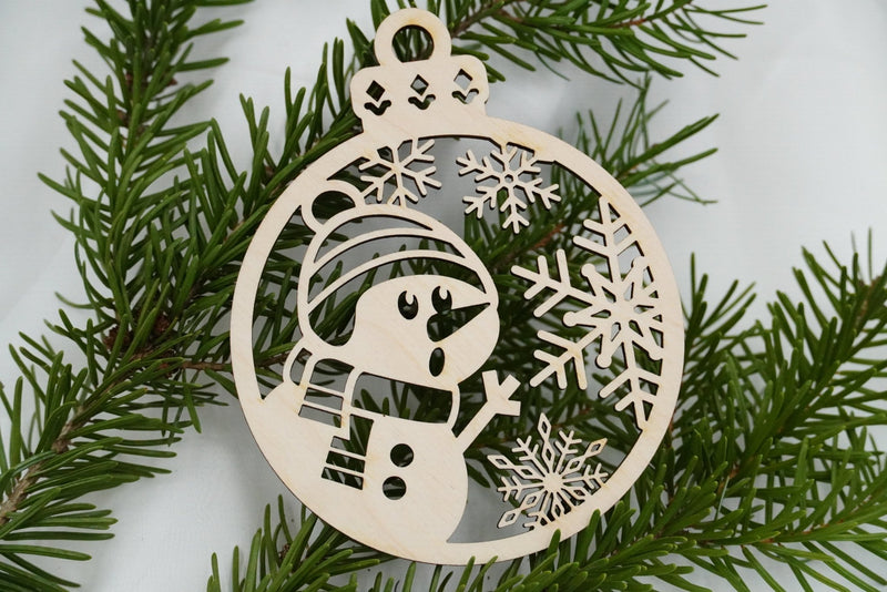 Christbaumschmuck "Schneemann" - RJC - Circle