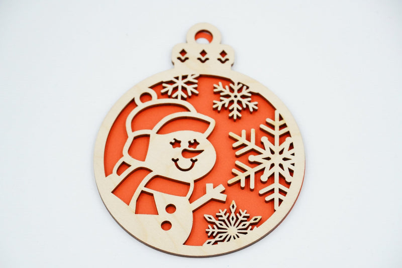 Christbaumschmuck "Schneemann" - RJC - Circle
