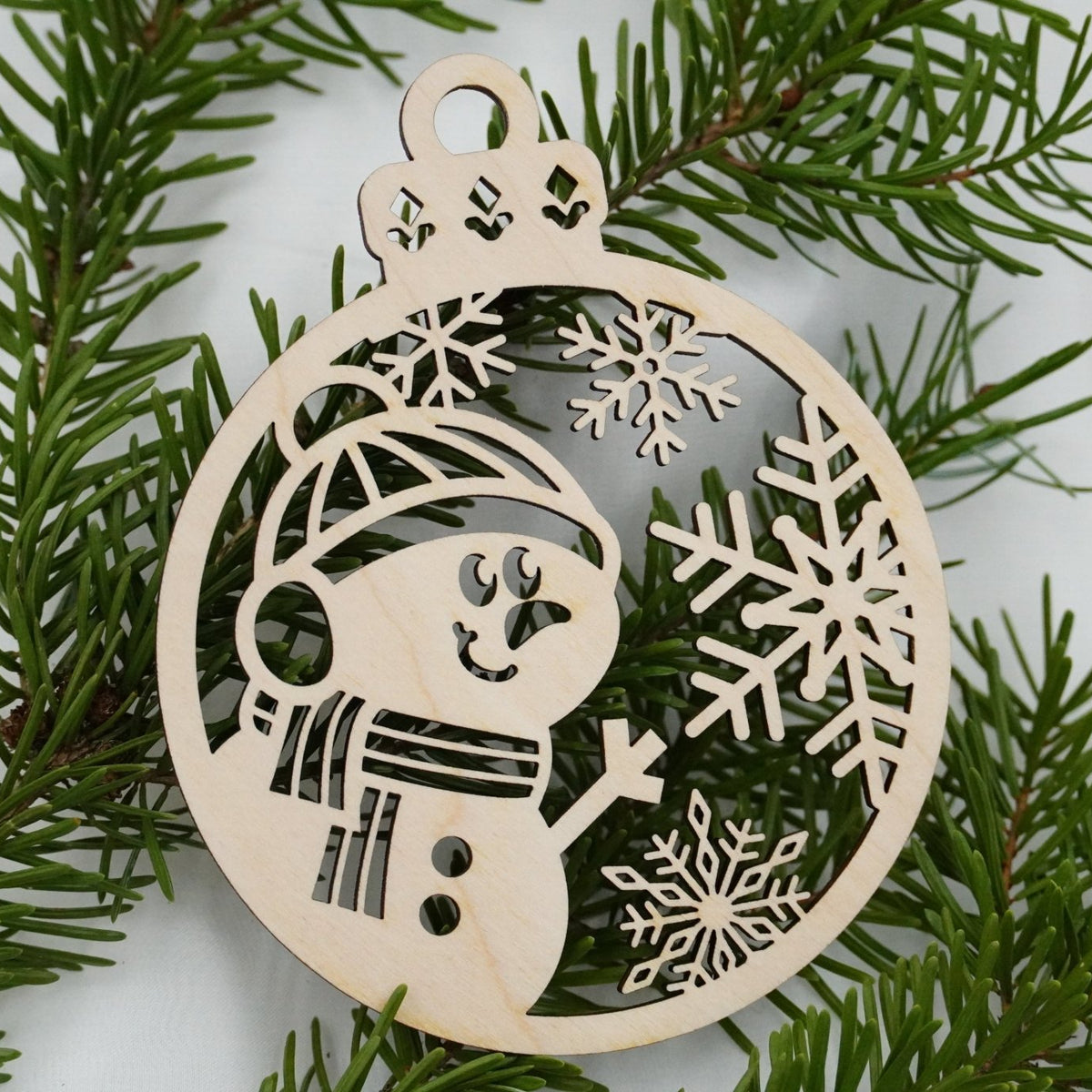 Christbaumschmuck "Schneemann" - RJC - Circle