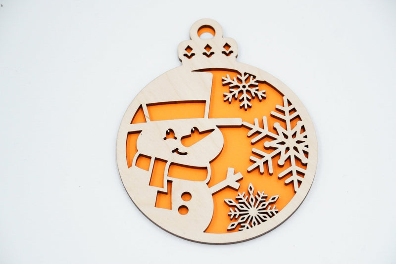 Christbaumschmuck "Schneemann" - RJC - Circle