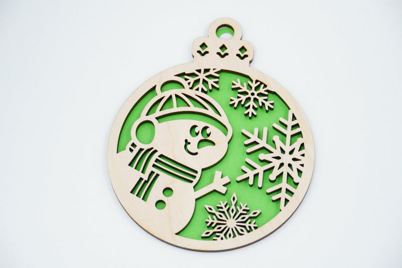 Christbaumschmuck "Schneemann" - RJC - Circle