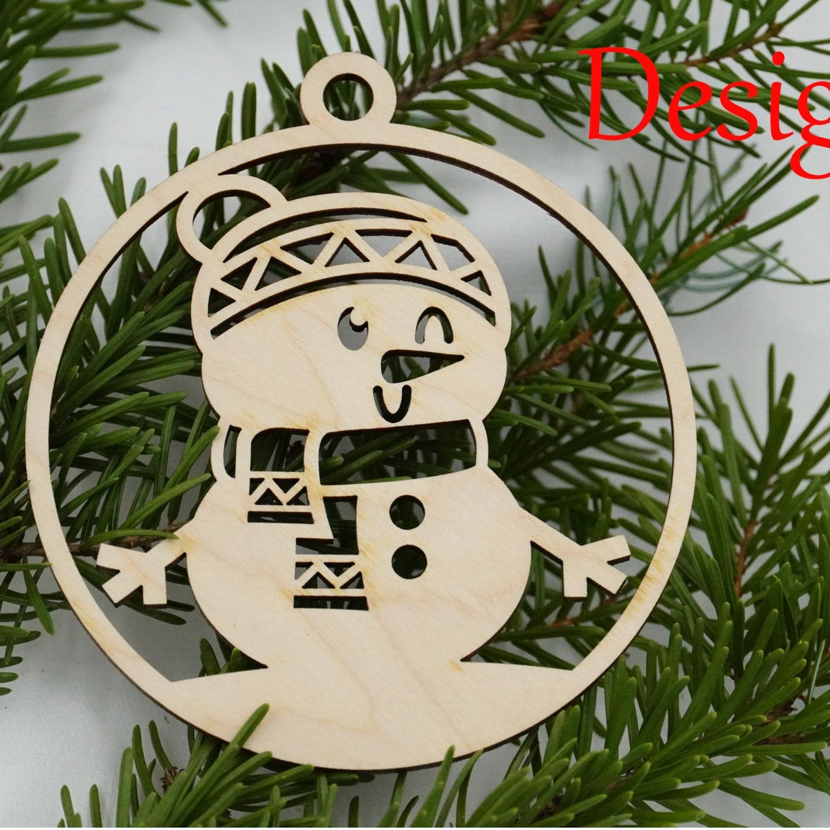 Christbaumschmuck "Schneemann Familie" - RJC - Circle