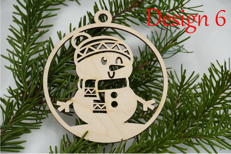 Christbaumschmuck "Schneemann Familie" - RJC - Circle