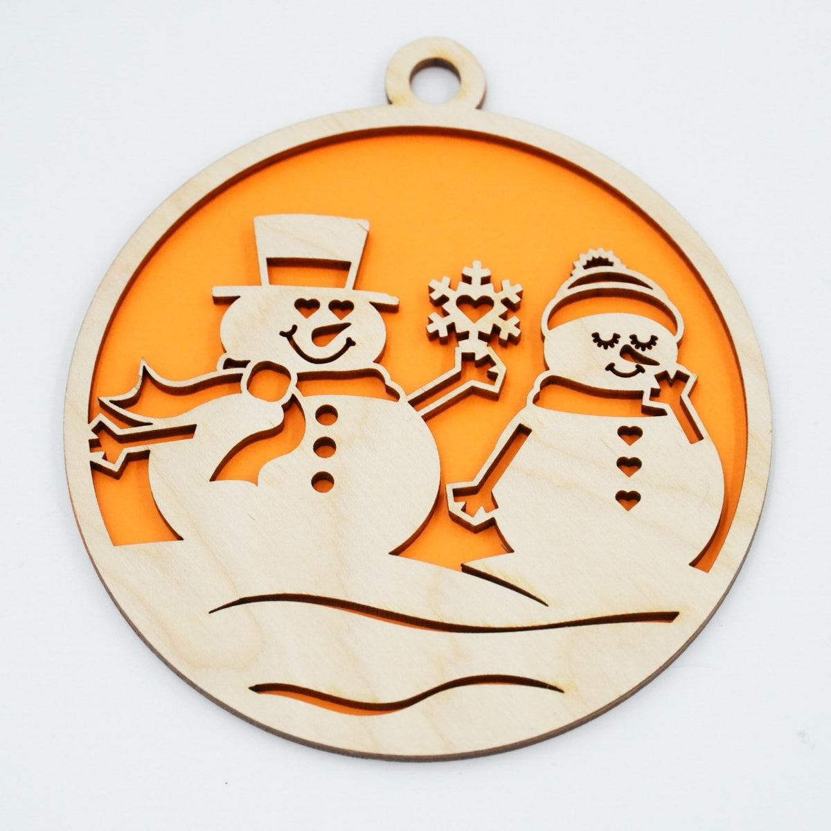 Christbaumschmuck "Schneemann Familie" - RJC - Circle