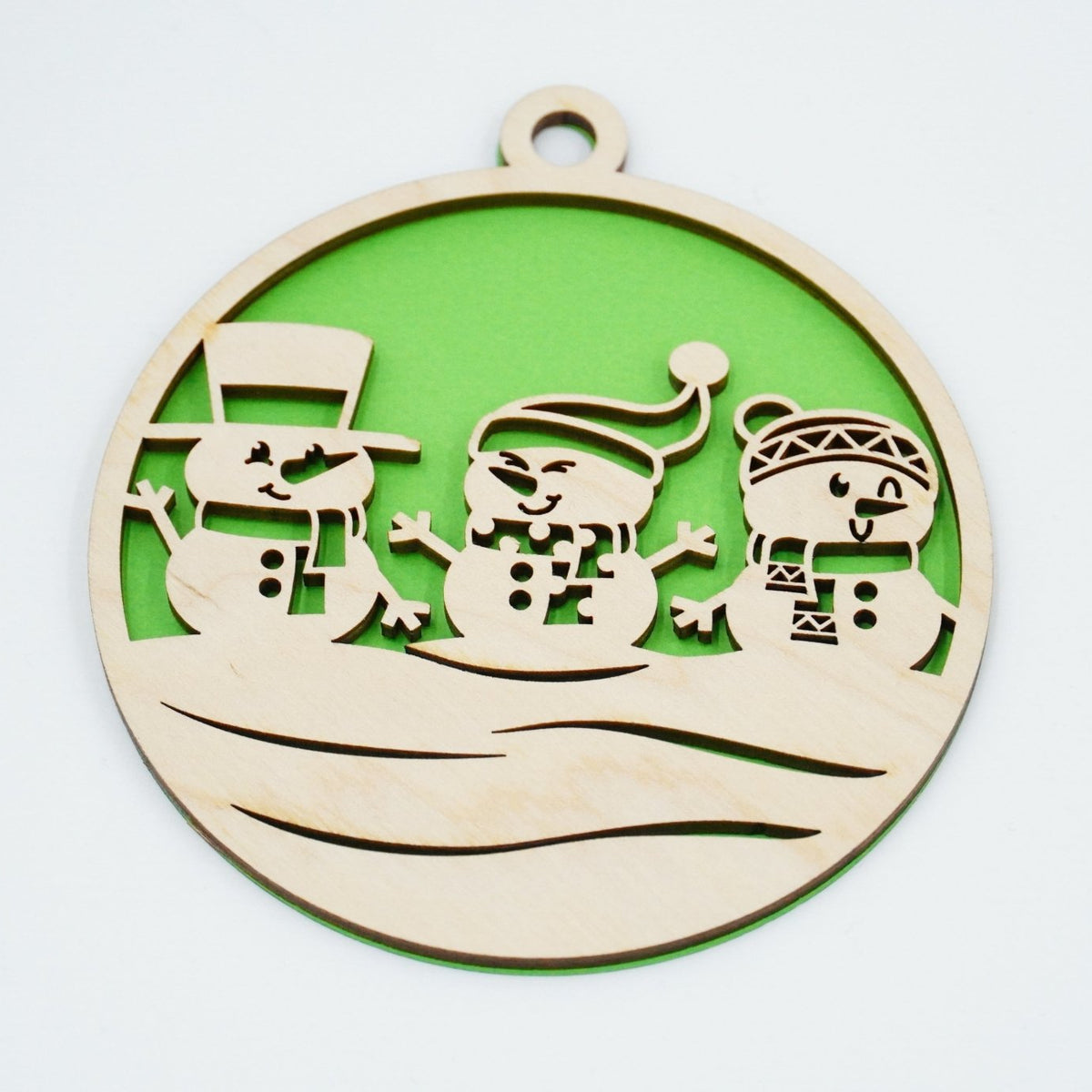 Christbaumschmuck "Schneemann Familie" - RJC - Circle