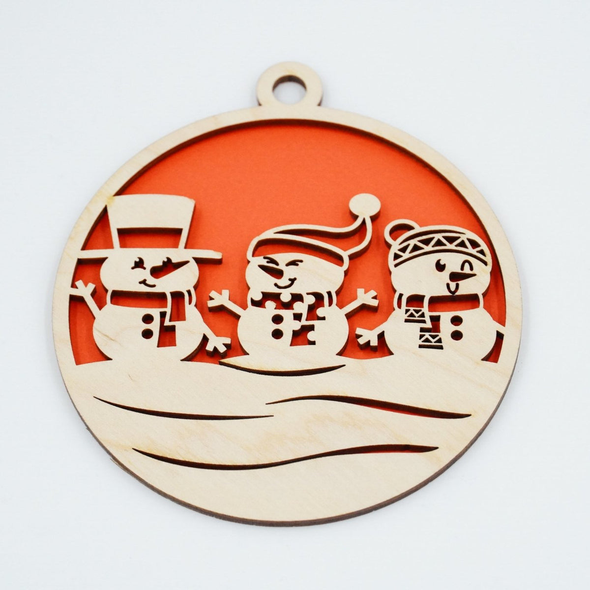 Christbaumschmuck "Schneemann Familie" - RJC - Circle