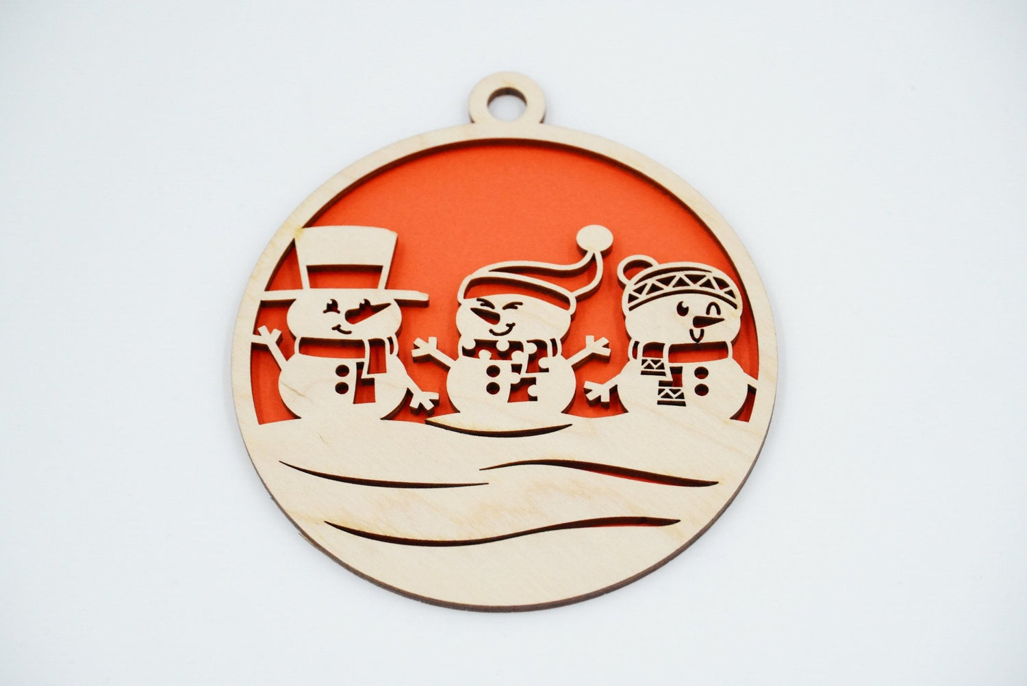 Christbaumschmuck "Schneemann Familie" - RJC - Circle