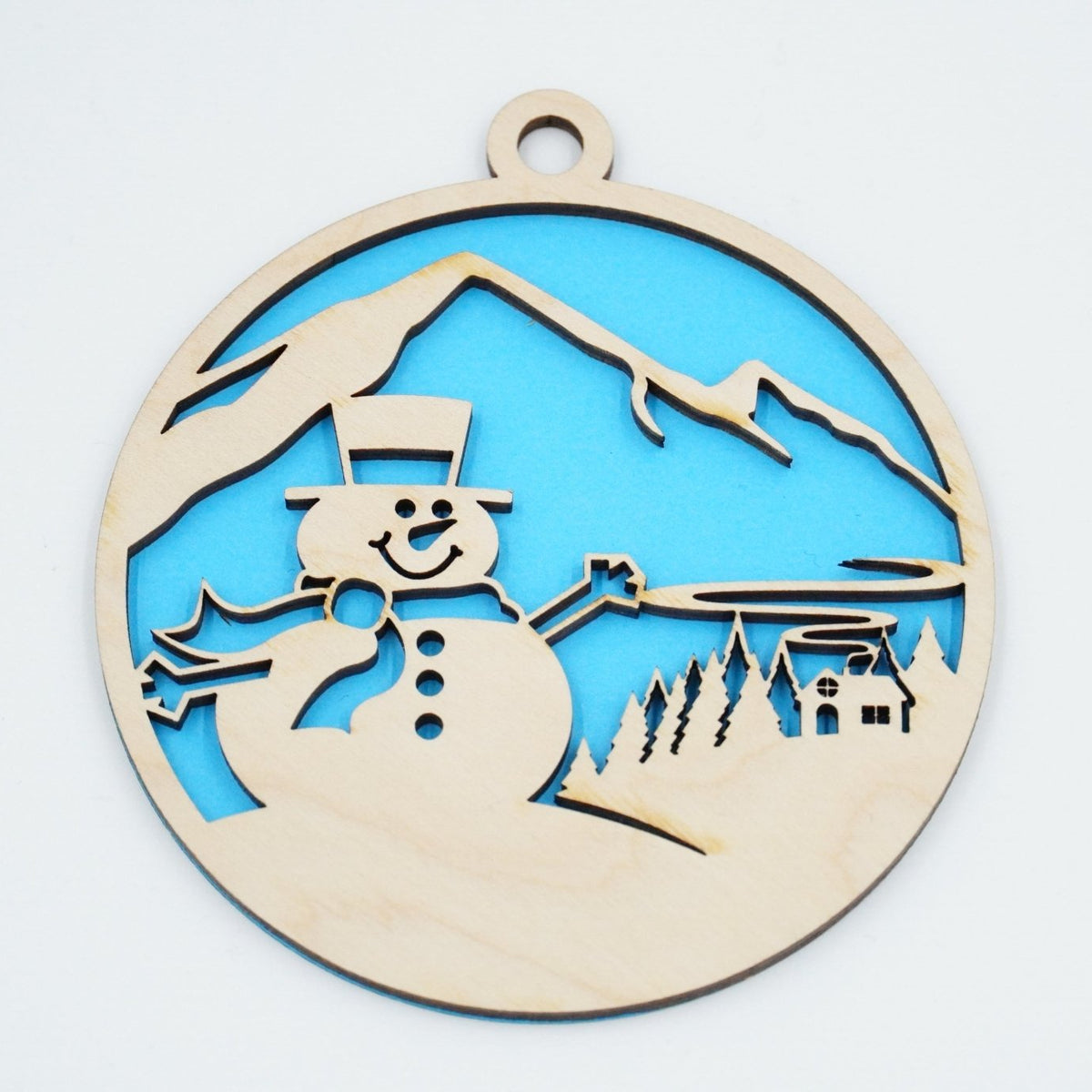 Christbaumschmuck "Schneemann Familie" - RJC - Circle