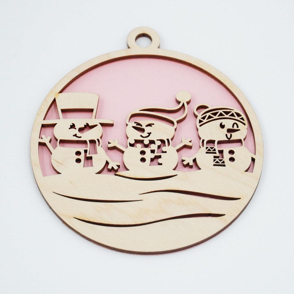 Christbaumschmuck "Schneemann Familie" - RJC - Circle