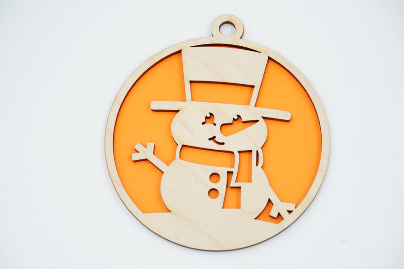 Christbaumschmuck "Schneemann Familie" - RJC - Circle