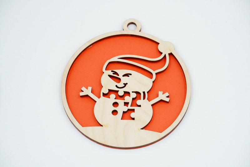 Christbaumschmuck "Schneemann Familie" - RJC - Circle