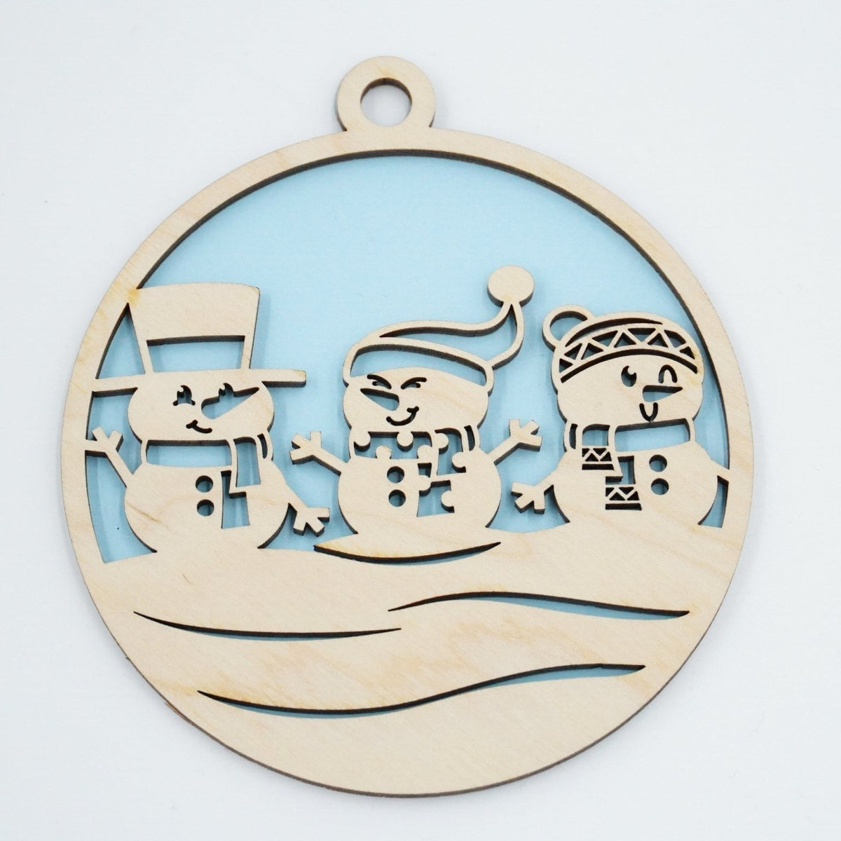 Christbaumschmuck "Schneemann Familie" - RJC - Circle