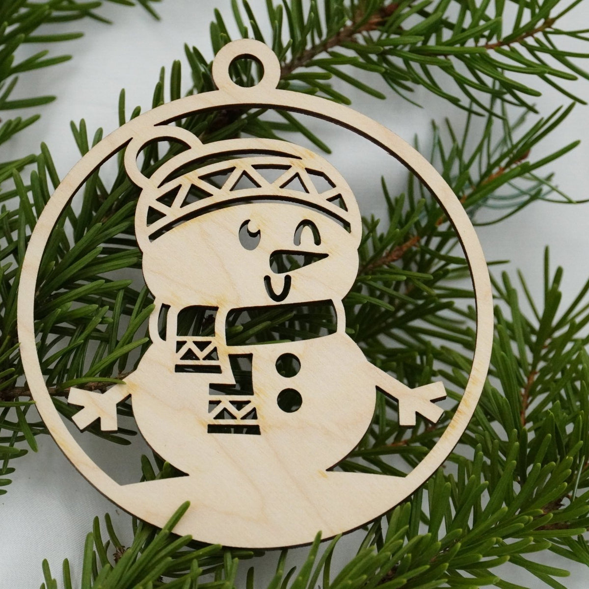Christbaumschmuck "Schneemann Familie" - RJC - Circle