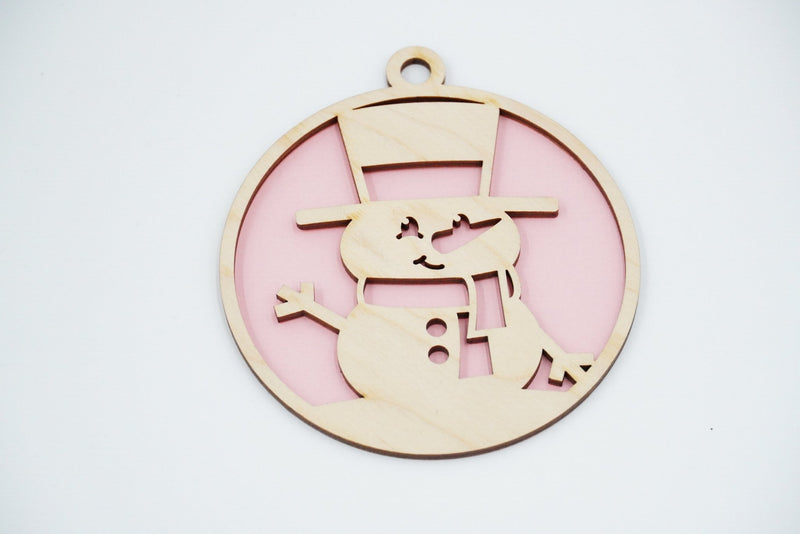 Christbaumschmuck "Schneemann Familie" - RJC - Circle