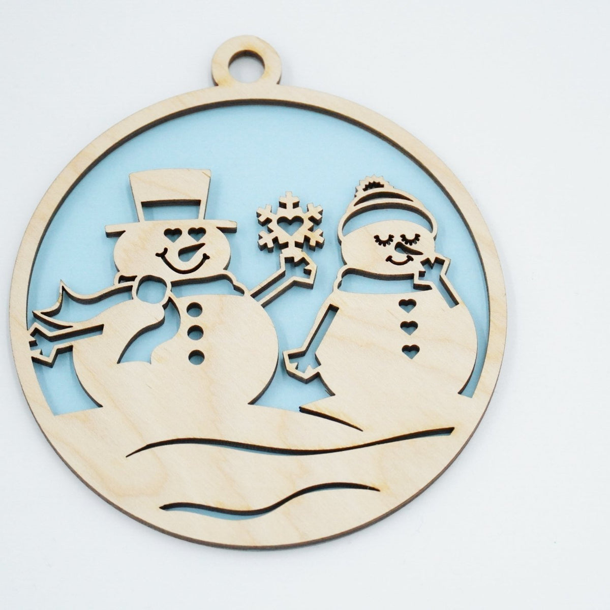 Christbaumschmuck "Schneemann Familie" - RJC - Circle