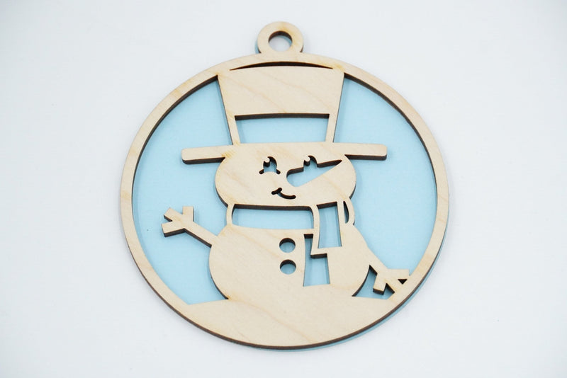 Christbaumschmuck "Schneemann Familie" - RJC - Circle