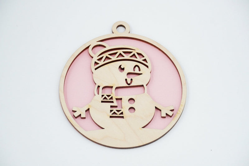 Christbaumschmuck "Schneemann Familie" - RJC - Circle