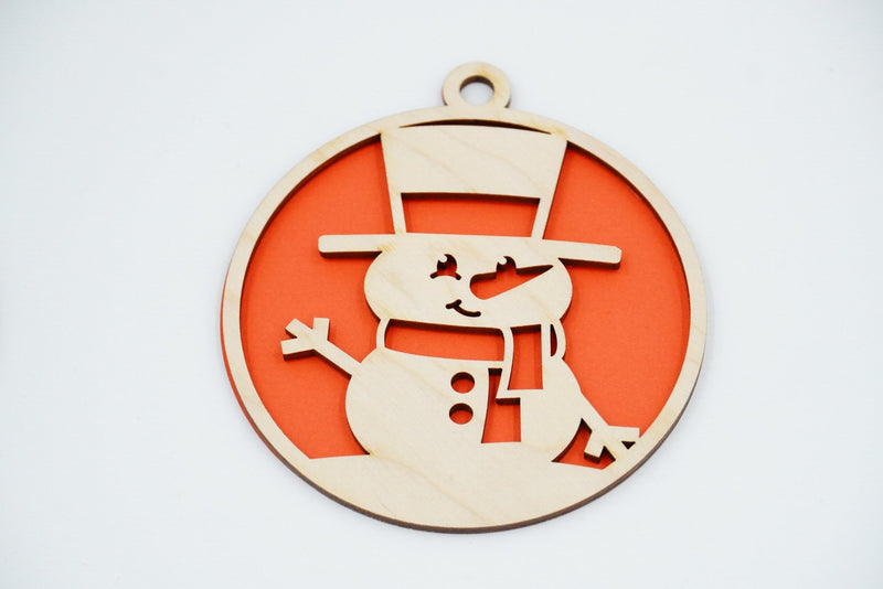 Christbaumschmuck "Schneemann Familie" - RJC - Circle