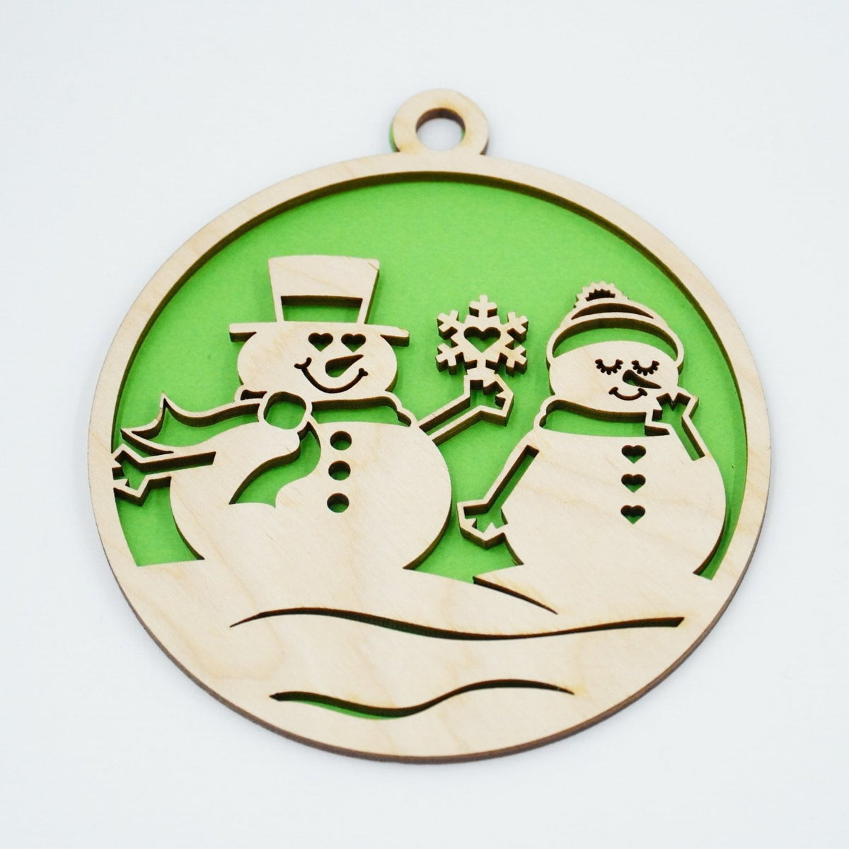 Christbaumschmuck "Schneemann Familie" - RJC - Circle