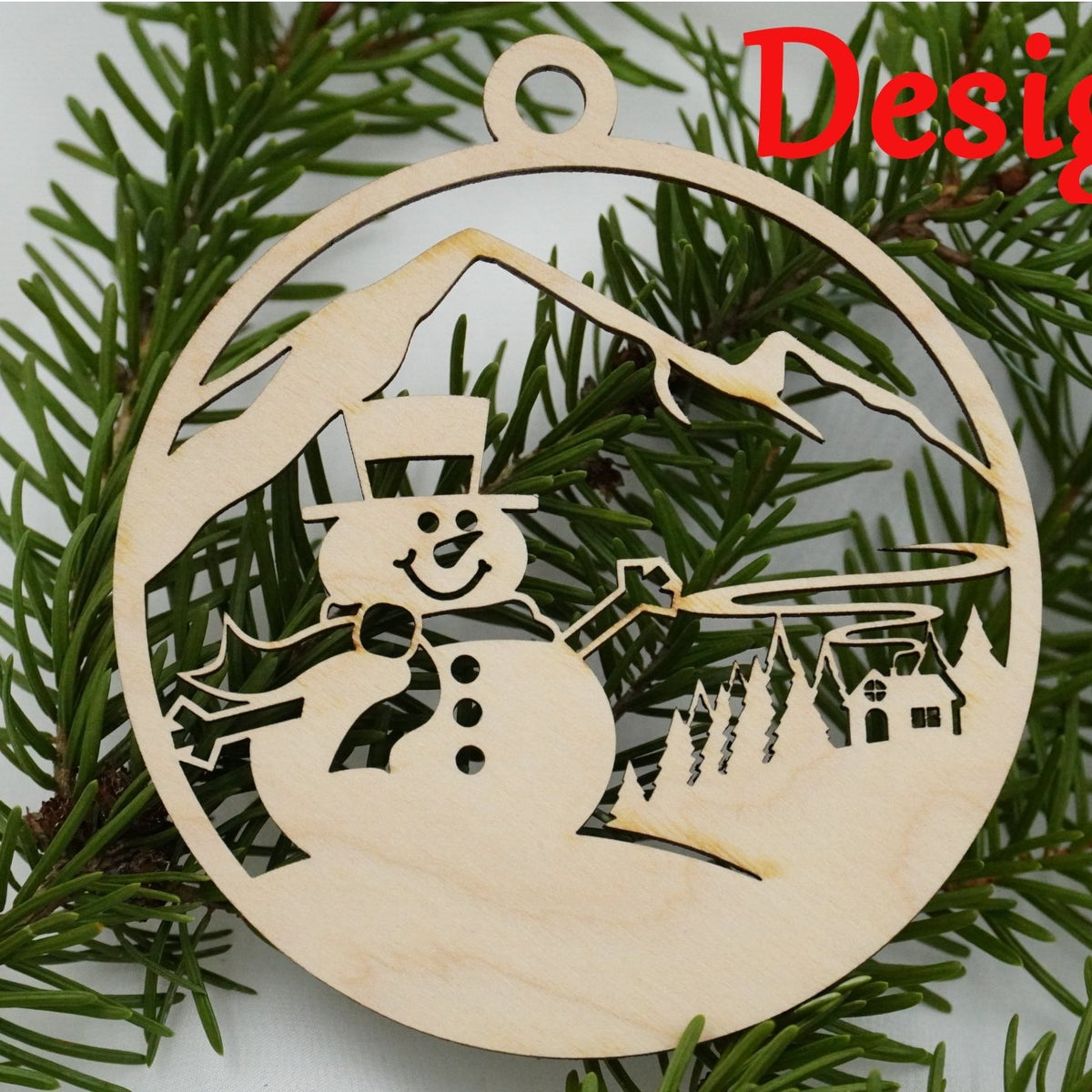 Christbaumschmuck "Schneemann Familie" - RJC - Circle