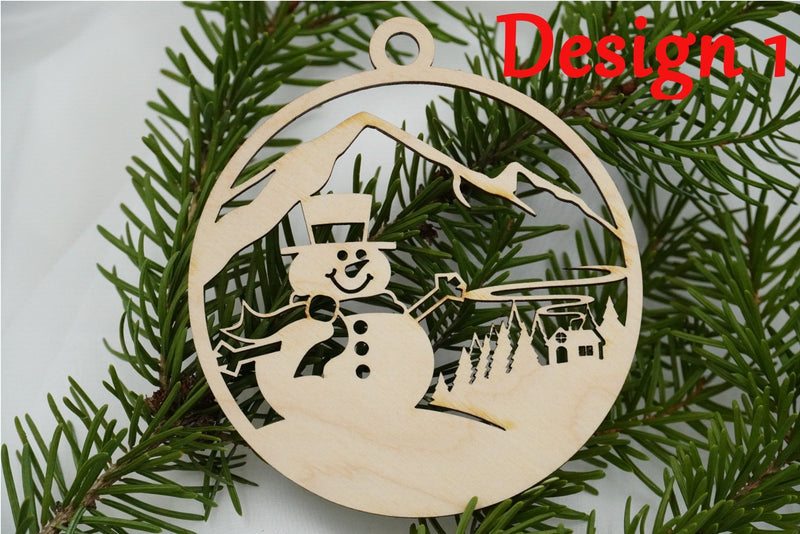 Christbaumschmuck "Schneemann Familie" - RJC - Circle