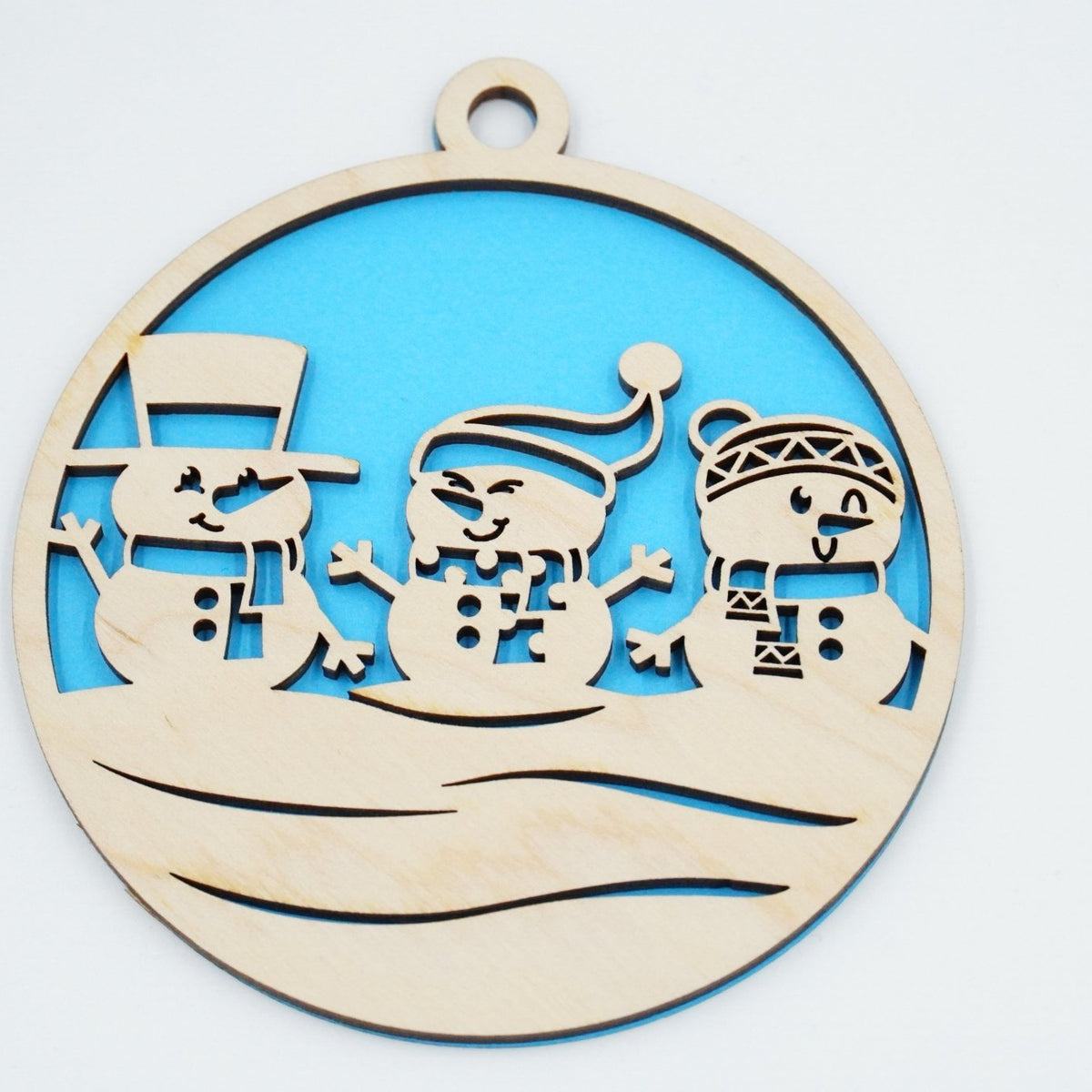 Christbaumschmuck "Schneemann Familie" - RJC - Circle