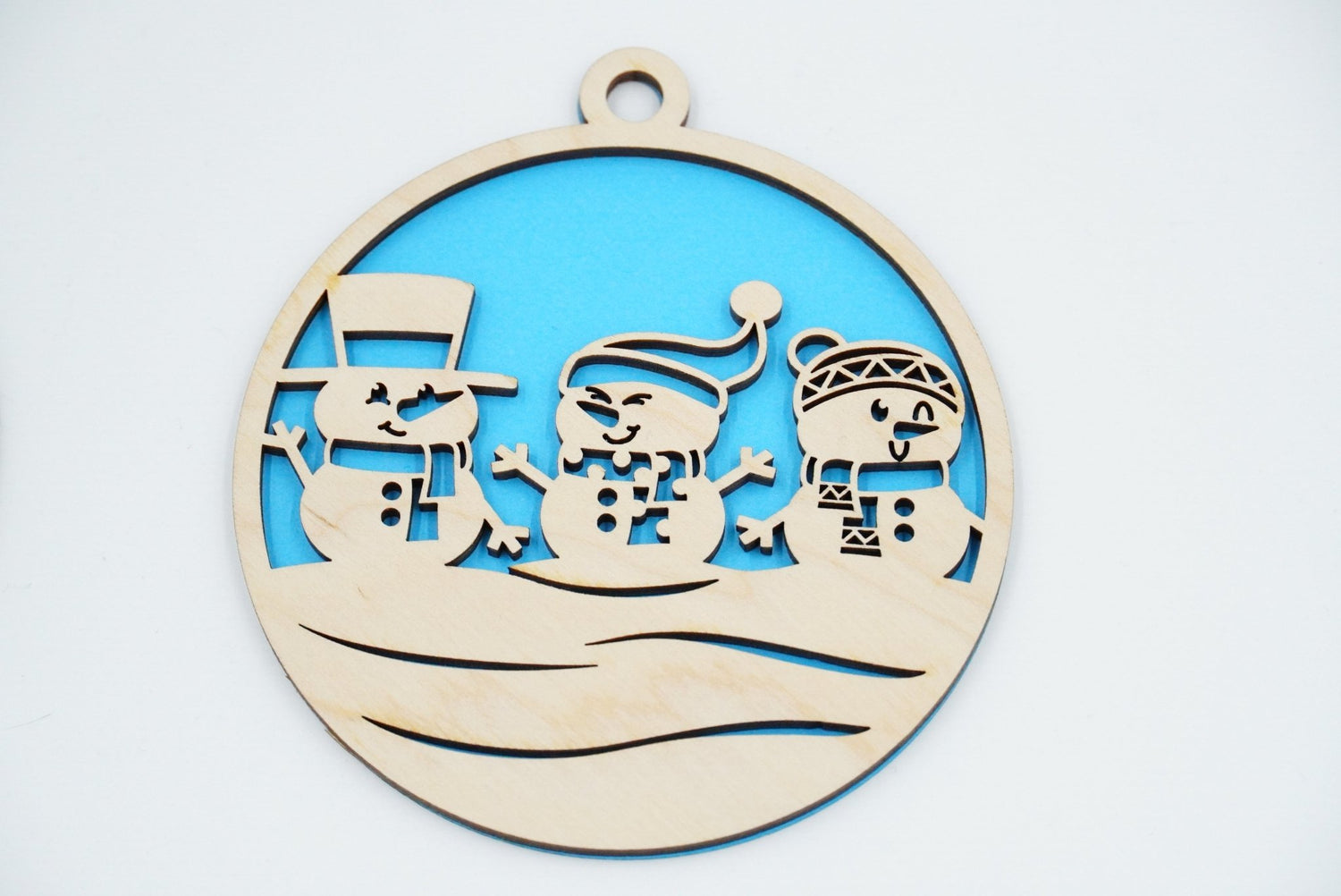 Christbaumschmuck "Schneemann Familie" - RJC - Circle