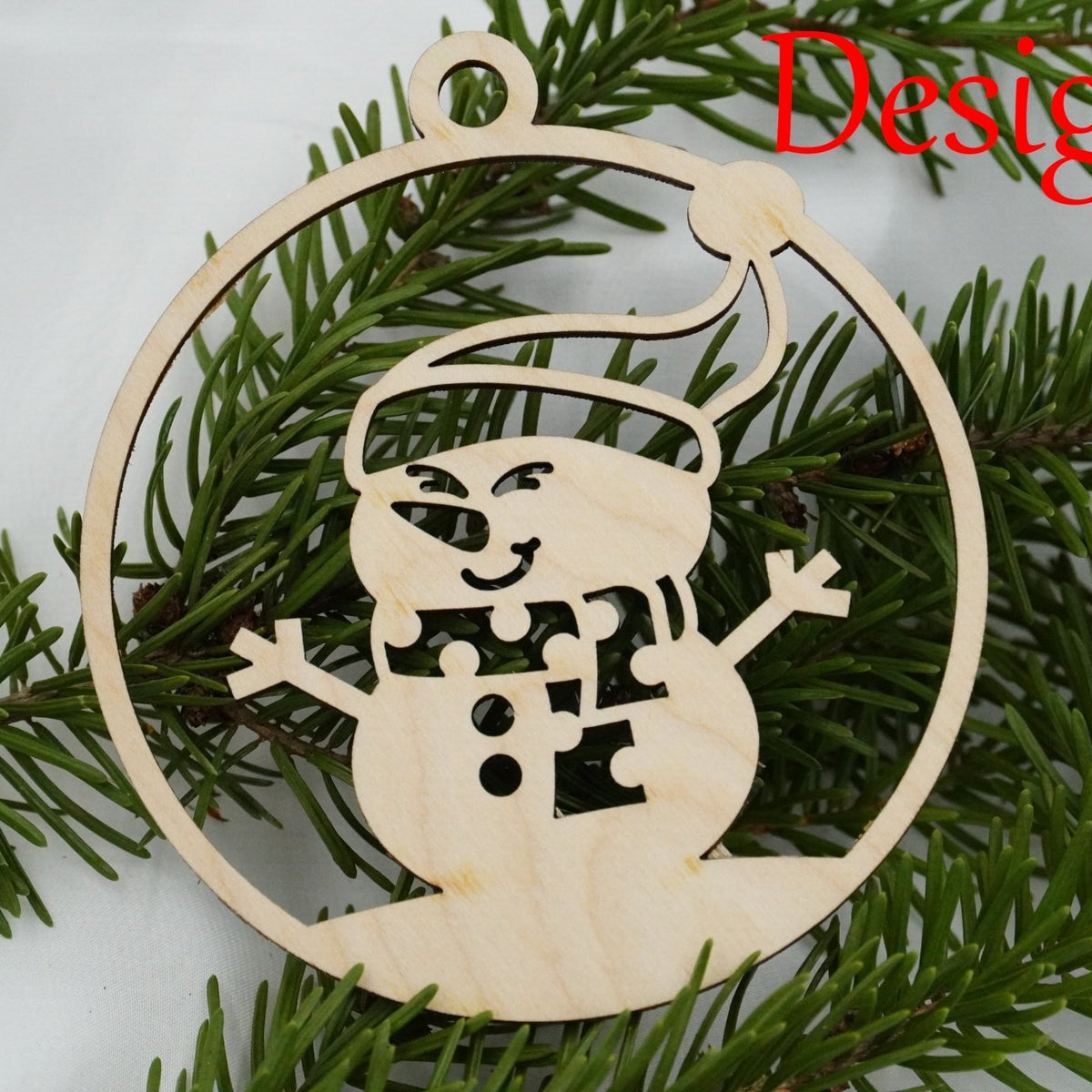Christbaumschmuck "Schneemann Familie" - RJC - Circle