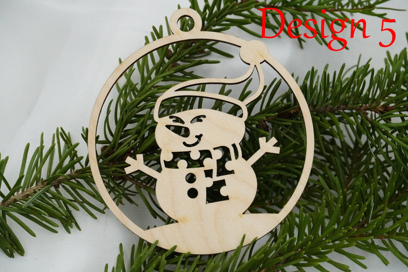 Christbaumschmuck "Schneemann Familie" - RJC - Circle
