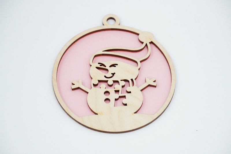 Christbaumschmuck "Schneemann Familie" - RJC - Circle