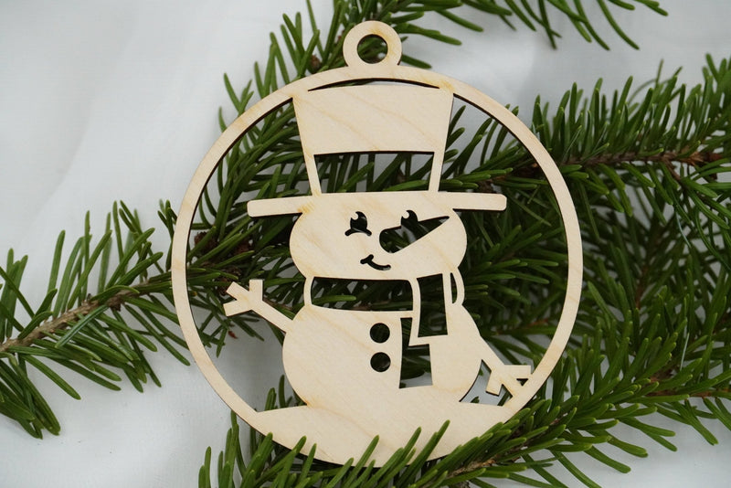 Christbaumschmuck "Schneemann Familie" - RJC - Circle