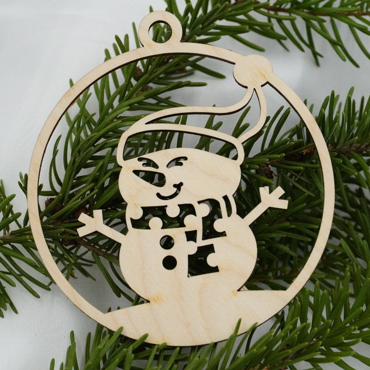 Christbaumschmuck "Schneemann Familie" - RJC - Circle