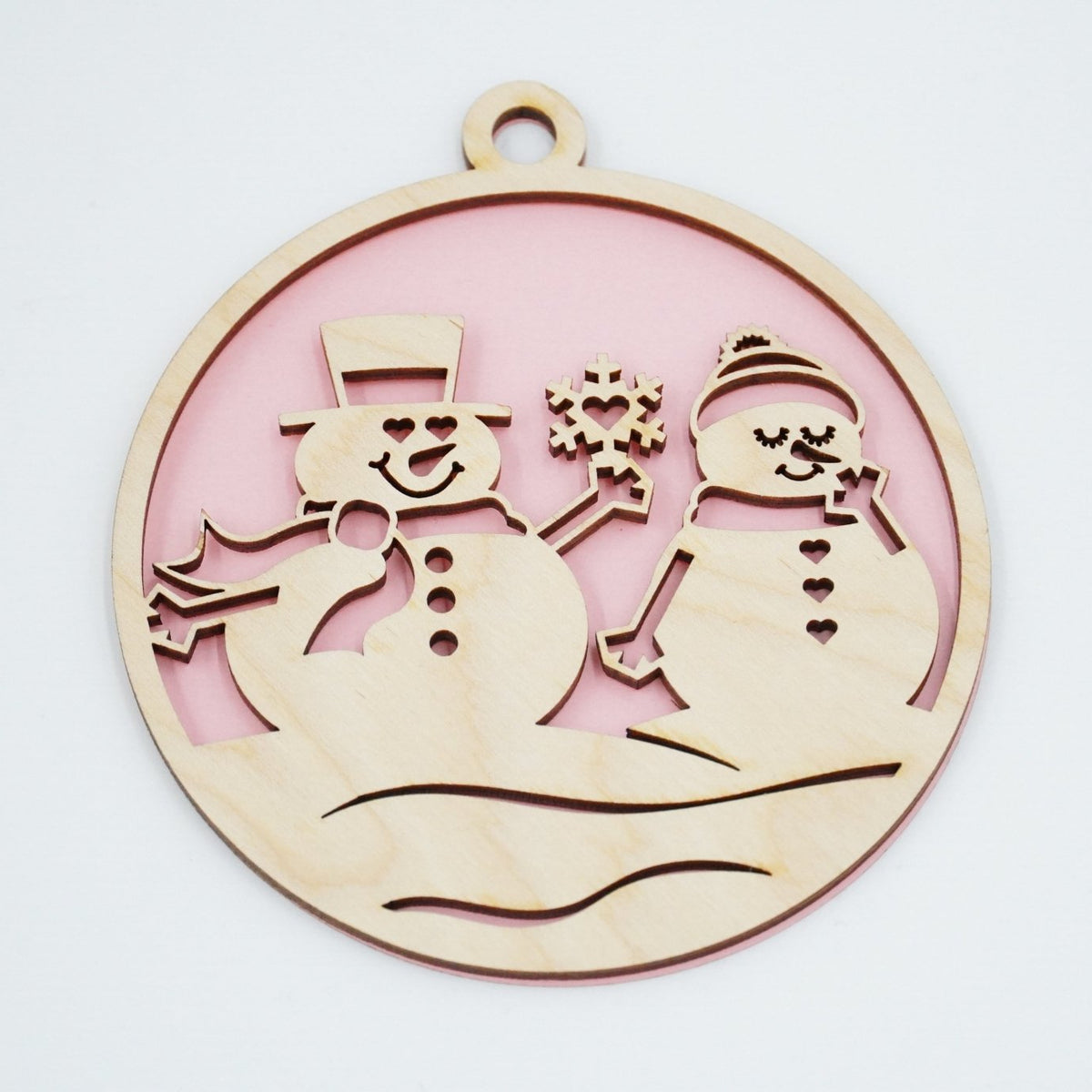 Christbaumschmuck "Schneemann Familie" - RJC - Circle