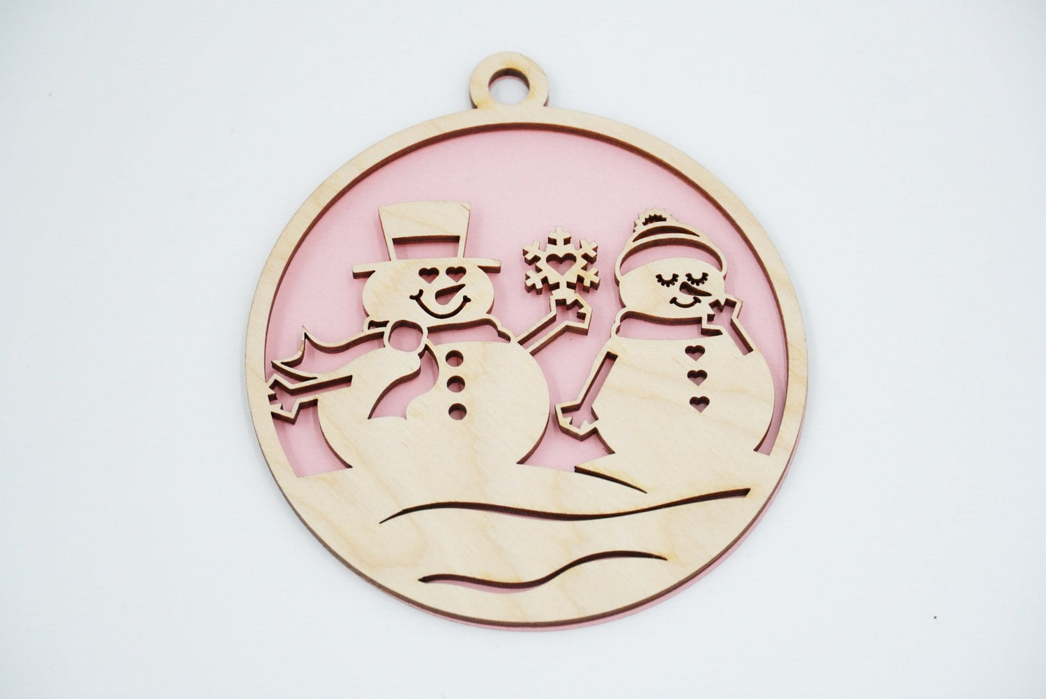 Christbaumschmuck "Schneemann Familie" - RJC - Circle