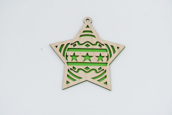 Christbaumschmuck "Stern" - RJC - Circle