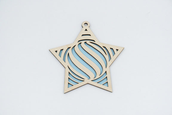 Christbaumschmuck "Stern" - RJC - Circle