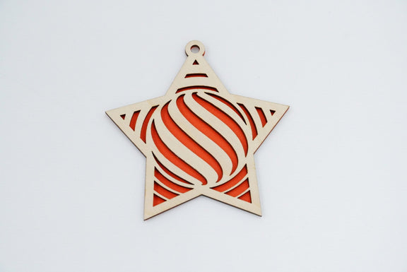 Christbaumschmuck "Stern" - RJC - Circle