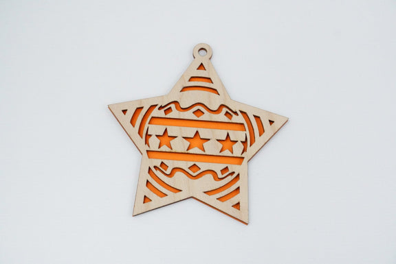 Christbaumschmuck "Stern" - RJC - Circle