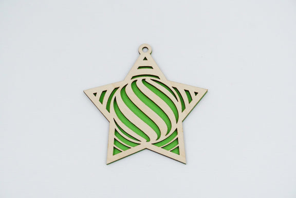Christbaumschmuck "Stern" - RJC - Circle