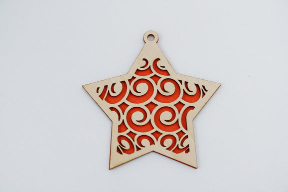 Christbaumschmuck "Stern" - RJC - Circle