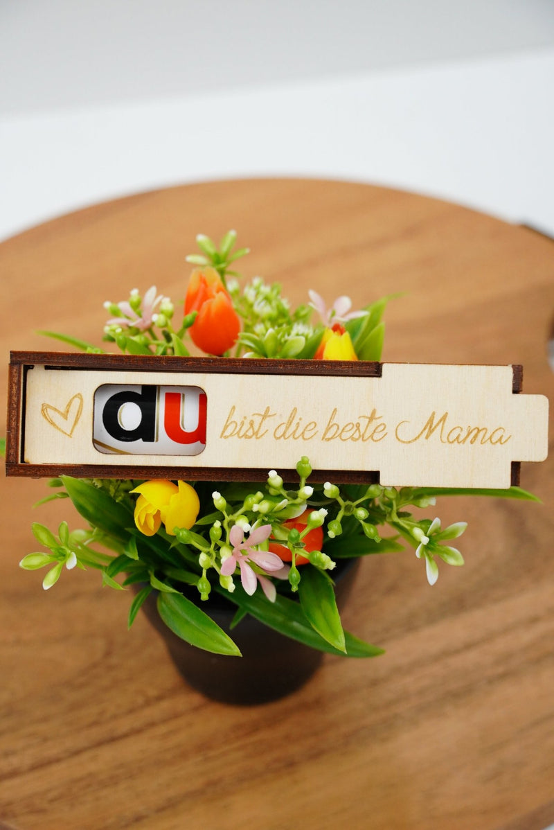 DU - Schokoriegelbox einfach - personalisierbar Valentin - RJC - Circle