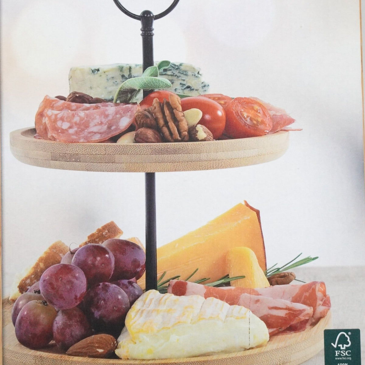 Etagere aus Bambus – Zwei Etagen - RJC - Circle