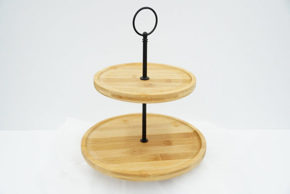 Etagere aus Bambus – Zwei Etagen - RJC - Circle