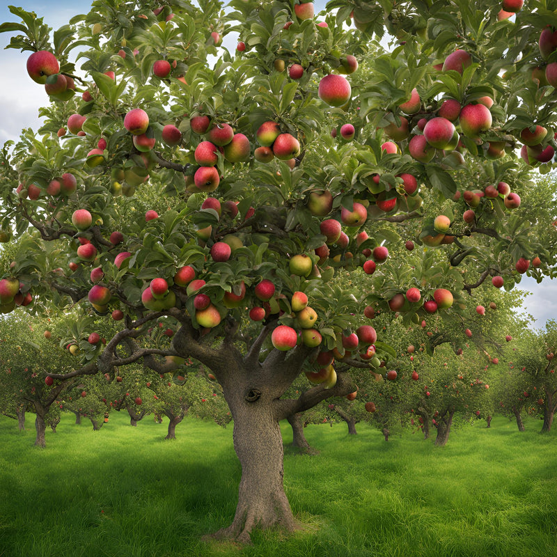 Baumschild Apfel aus Schiefer – lasergraviert, wetterfest & regional gefertigt in Niederbayern. Dekorativ, langlebig & personalisierte Gartendeko.